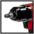 Einhell TC-PW 340 Chiave a Cricchetto ad Aria 7500 Giri/min 340 Nm Nero, Rosso