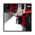 Einhell TE-CD 1 1400 Giri/min Senza chiave 1,13 kg Nero, Rosso