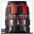 Einhell TE-CD 48 1500 Giri/min Senza chiave 1,41 kg Nero, Rosso