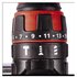 Einhell TE-CD 48 1500 Giri/min Senza chiave 1,41 kg Nero, Rosso
