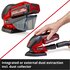 Einhell TE-OS 18/150 Li Solo 12000 Giri/min 24000 OPM Nero, Rosso