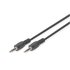 EMMEGI Digitus 3.5mm M/M, 1.5 m cavo audio 1,5 m Nero