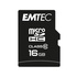 EMTEC 16GB MICRO SDHC Classe 10 CLASSIC 20MB/12MB CON ADATTATORE