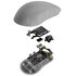EndGame Gear XM2w 4k v2 mouse Gaming Mano destra RF Wireless + USB Type-A Ottico 30000 DPI