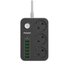 Energizer EPB2500W01EU prolunghe e multiple 2 m 3 presa(e) AC Interno Bianco, Nero