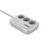 Energizer EPB2500W02EU prolunghe e multiple 2 m 3 presa(e) AC Interno Bianco