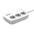 Energizer EPB2500W02EU prolunghe e multiple 2 m 3 presa(e) AC Interno Bianco