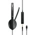 EPOS | SENNHEISER ADAPT 135 USB-C II Auricolare Cablato A Padiglione Ufficio USB tipo-C Nero