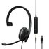 EPOS | SENNHEISER ADAPT 135 USB II Auricolare Cablato A Padiglione Ufficio USB tipo A Nero