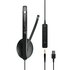 EPOS | SENNHEISER ADAPT 135 USB II Auricolare Cablato A Padiglione Ufficio USB tipo A Nero