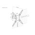 equip Supporto per montaggio a parete TV full motion da 23” a 55”