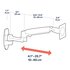 ERGOTRON LX Series LX Wall Monitor Arm 86,4 cm (34