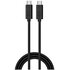 EWENT Cavo USB C PD da 100 W, sincronizzazione dati 20 Gbps e video 4K, 1mt- adatto per notebook, smartphone,monitor con periferiche e iPhone