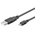 EWENT Cavo USB Micro USB M/M 1.8 metri Nero