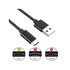 EWENT EC1033 1 m 2.0 USB A-USB C Nero