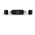 EWENT EW1075 lettore di schede Nero USB 3.0 (3.1 Gen 1) Type-A/Type-C