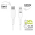 EWENT EW9915 Lightning 1 m Bianco