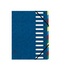 EXACOMPTA 55122E cartella A4 Cartoncino Blu, Multicolore