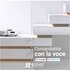 Ezviz RE4 PLUS Aspirapolvere lavapavimenti robot con base svuota polvere, connesso con app