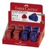 Faber Castell 182711 Temperino Blu, Rosso