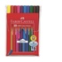 Faber Castell Faber-Castell 155310 marcatore Nero, Blu, Marrone, Ciano, Verde, Rosa, Rosso, Viola, Giallo 10 pezzo(i)