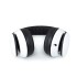 Fantec SHP-3 Cuffia Stereofonica Cablata Nero, Bianco