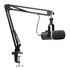 Feelworld Microfono dinamico per podcast PM1 + Braccio per microfono Feelworld AMS1 nero