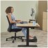 Fellowes Breyta poggiapolso Silicone Azzurro