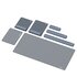 Fellowes Breyta poggiapolso Silicone Azzurro
