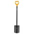 Fiskars 131403 Vanga Plastica, Acciaio Nero, Arancione