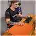 Fnatic DASH V2 MAX XL Gaming Mousepad - Arancio tramonto