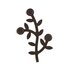 FOPPAPEDRETTI Appendialbero appendiabiti Montabile a parete 3 gancio(i) Wenge
