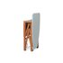 FOPPAPEDRETTI Asso Asse da stiro completo 1010 x 490 mm Nero, Noce