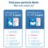 FRITZ Mesh Set FRITZ!Mesh Wi-Fi Set 1600 2-PACK EDITION INTERNATIONAL Dual-band (2.4 GHz/5 GHz) Wi-Fi 6 (802.11ax) Rosso, Bianco Interno