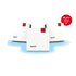 FRITZ Mesh Set FRITZ!Mesh Wi-Fi Set 1600 3-PACK EDITION INTERNATIONAL Dual-band (2.4 GHz/5 GHz) Wi-Fi 6 (802.11ax) Rosso, Bianco Interno
