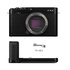 Fujifilm X-E4 Nera con impugnatura MHG-XE4 e kit di appoggio per pollice TR-XE4