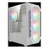 GAMDIAS Mid Tower Aura GC1 Elite Bianco 4x 120mm ARGB FAN TG MESH