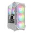 GAMDIAS Mid Tower Aura GC1 Elite Bianco 4x 120mm ARGB FAN TG MESH