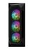 GAMDIAS Mid Tower Aura GC1 Elite Nero 4x 120mm ARGB FAN TG MESH