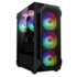 GAMDIAS Mid Tower Aura GC1 Elite Nero 4x 120mm ARGB FAN TG MESH