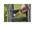 Gardena AquaRoll L Easy Carrello avvolgitubo Manuale Nero, Blu, Arancione
