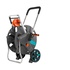 Gardena AquaRoll L Easy Carrello avvolgitubo Manuale Nero, Blu, Arancione