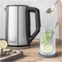 Gastroback Design Cool Touch Bollitore Elettrico 1,5 L 2200 W Nero, Acciaio inossidabile