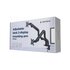 GEMBIRD MA-DA2-02 Supporti a parete per TV 81,3 cm (32") Scrivania Nero