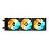 GigaByte GAMING 360 Raffreddamento Liquido per CPU - 3x120 mm Ventole ARGB, Meccanismo di bloccaggio a scorrimento, DAISY-CHAIN, Compatibile con Intel LGA 1851 e AMD AM5