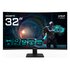 GigaByte GS32QCA 31,5" Monitor Gaming Curvo QHD - 2560 x 1440, 180Hz, 1ms, 250 cd/m², FreeSync, HDR Ready, HDMI 2.0, Displayport 1.4