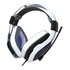 Gioteck HC9 Auricolare Cablato A Padiglione Gaming Blu, Bianco