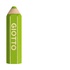 Giotto Happy Gomma gomma per cancellare Blu, Corallo, Fucsia, Verde, Lillà, Lime, Arancione, Rosa, Turchese, Giallo 40 pezzo(i)