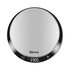 GIRMI PS84 Bilancia da cucina elettronica Superficie piana Rotondo Nero, Acciaio inossidabile