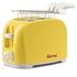 GIRMI TP11 Tostapane 2 fetta/e 800 W Bianco, Giallo